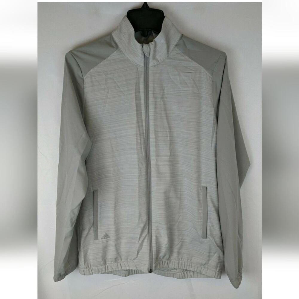 Adidas Golf Essentials Wind Jacket, Grey, Women's Large